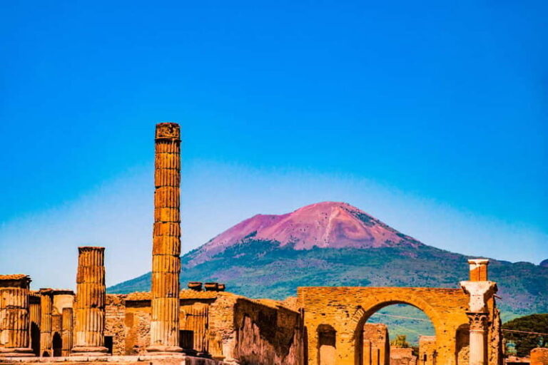 From Naples: Sorrento & Pompeii Tour with Limoncello Tasting - Transportation, Timing, and Group Size