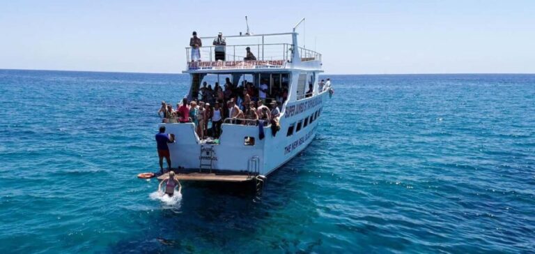 FROM PAPHOS: 1.5 HRS Glass Bottom Boat Cruise with swimming - What to Expect and Practicalities
