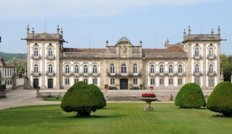 From Porto: Minho Private Nature, History & Traditions Tour - Historic Landmarks: Brejoeira Palace & Tower of Lapela