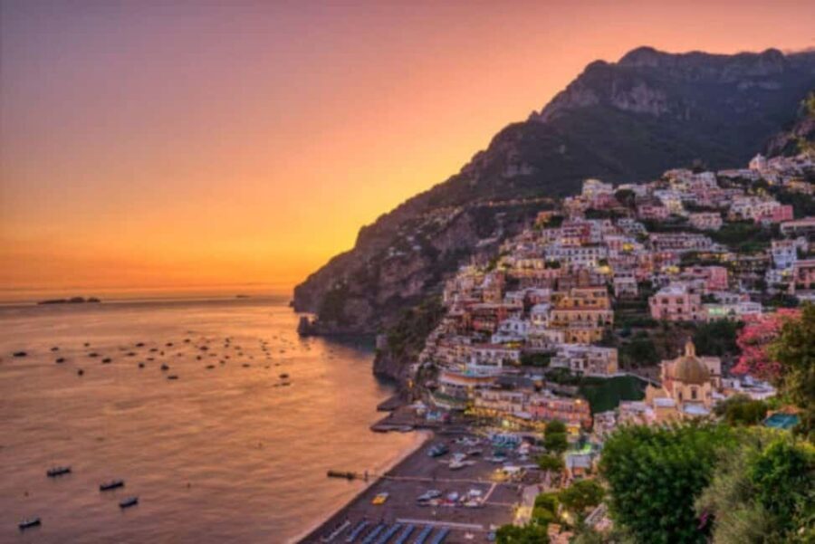 From Positano: Sunset Boat Tour in Amalfi Coast Small Group - Itinerary Breakdown