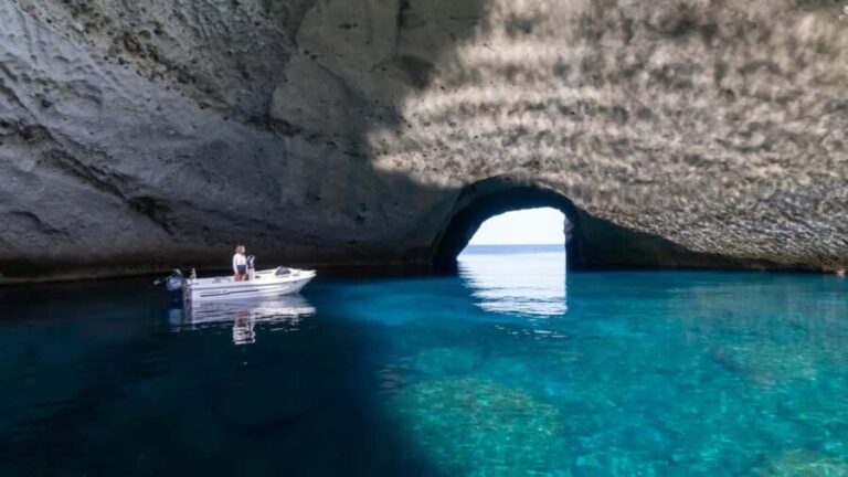 From Provatas Milos: Private Boat to Kleftiko with Guide - What the Experience Feels Like
