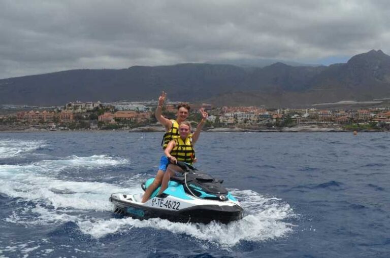 From Puerto Colon : 1 hour adrenaline JetSki tour - The Scenic Coastline and Marine Life
