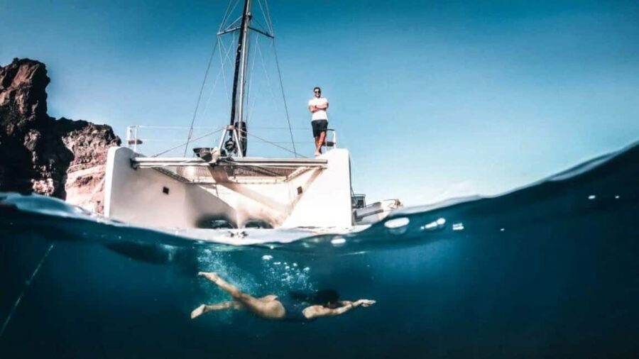 From Santorini: Full-Day Escape Cruise to Ios - The Highlight: Maganari Beach on Ios