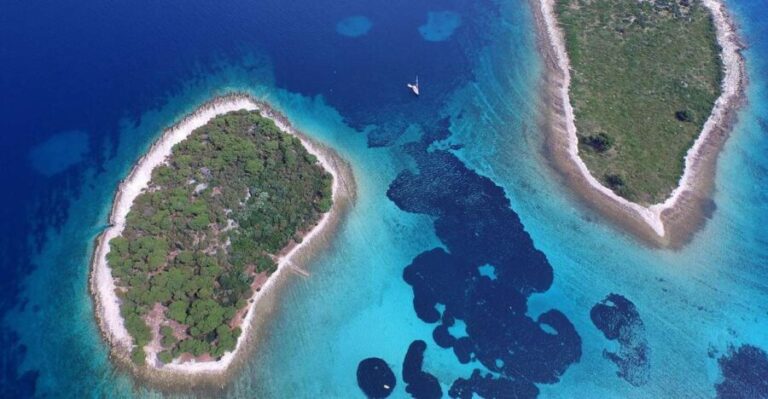 From Split: Blue Lagoon and Trogir Half-Day Speedboat Tour - The First Stop: Blue Lagoon