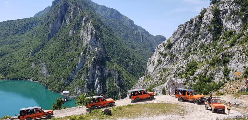 From Tirana: Open-Top 4WD Bovilla Lake Canyon & Gramti Mount - The Realities of the Experience