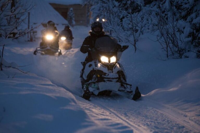 From Tromsø: Evening Snowmobiling Tour at Camp Tamok - The Snowmobiling Experience