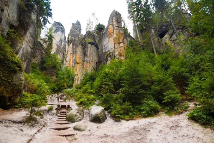 From Wroclaw: Hiking Trail in Rock City Adrspach - The Natural Wonders of Rock City Adrspach