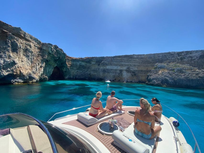 Full Day Private Boat Charter in Malta & Comino - The Experience on the Water
