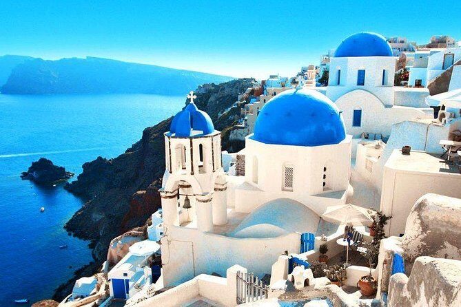 Full-Day Trip to Santorini island by Boat from Rethymno with Transfer your Hotel - Arriving on Santorini