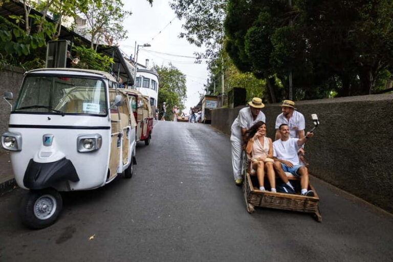 Funchal: Guided Tuk Tuk Tour to Toboggan Rides & Old Town - The Real Value of the Tour