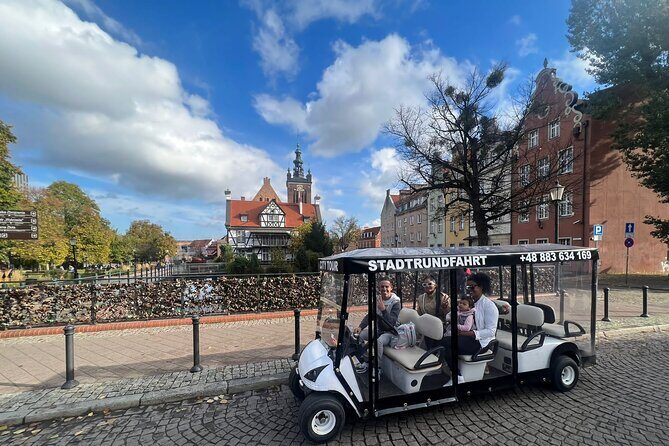 Gdansk: 2H City Sightseeing Tour LIVE GUIDED by Buggy/Golf cart - The Itinerary: A Closer Look at the Highlights