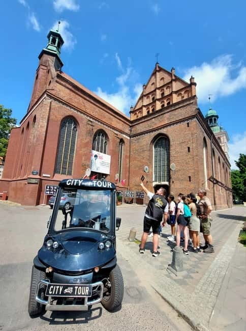 GDANSK City Tour by Golf Cart Live Guide & Sightseeing 90min - The Itinerary and Key Stops