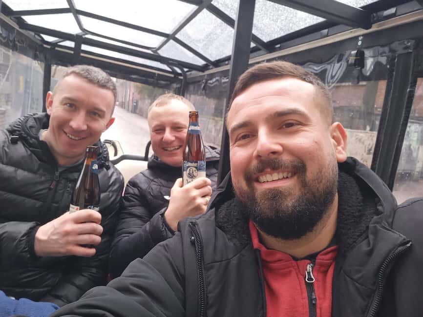 Gdansk: Top Unlimited Beer & Highlights Tour by Golf Buggy - How the Tour Unfolds