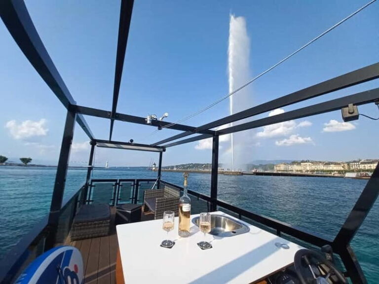 GENEVA: PRIVATE 360° LAKE CRUISE WITH APERITIF - The Itinerary and Whats Included