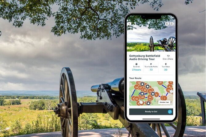 Gettysburg Battlefield Self Guided Audio Driving Tour - The Experience of Driving and Listening