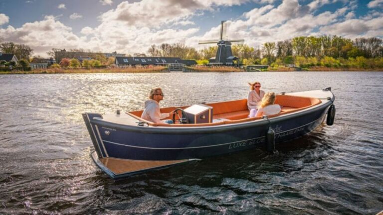 Haarlem: Private Boat Rental City Center - What To Expect From the Itinerary