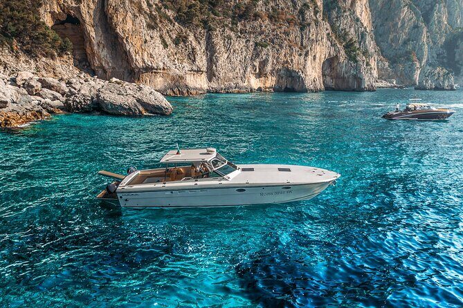 Half day around Capri by Itama 38 speedboat - The Experience of a Private Speedboat Tour