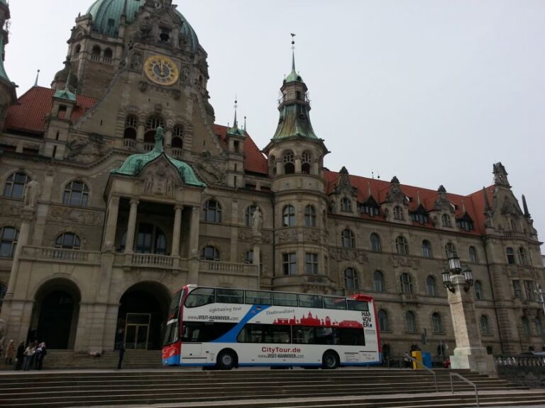 Hannover: 24-Hour Hop-On Hop-Off Sightseeing Bus Ticket - The Itinerary and Highlights in Detail