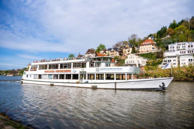 Heidelberg: Neckar River Sightseeing Boat Tour with Drink - How This Tour Fits Into Your Heidelberg Visit