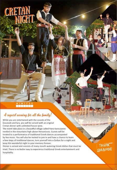 Heraklion:Cretan Evening with Traditional Dinner&Dance Show - What Makes This Tour Stand Out?