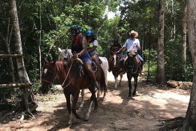 Horseback riding and ATV in the jungle. Zip line & cenote in Quintana Roo. - The Experience in Detail