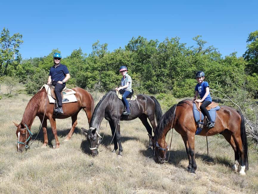 Horseback riding in Provence Luberon - The Horses and the Guides