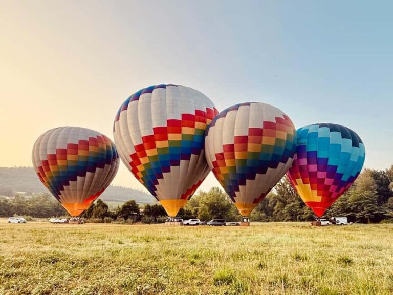 Hot air balloon flight in Tuscany from Chianti area - The Visuals and Atmosphere