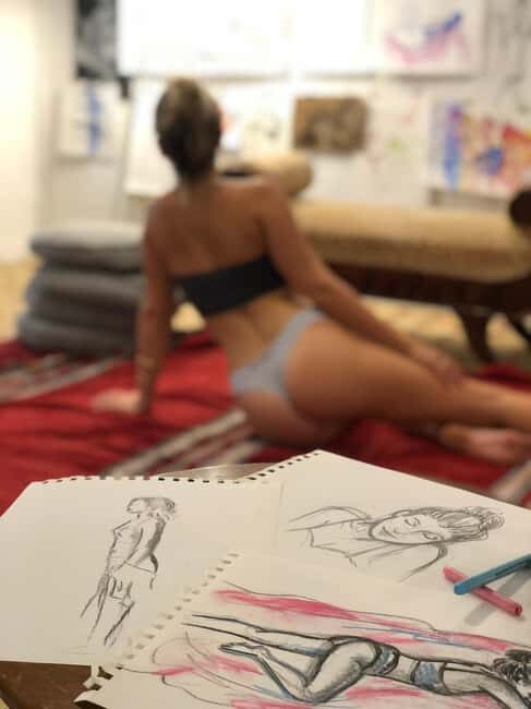 Human Drawing Experience in the Heart of Palma's Old Town - The Drawing Environment and Setup