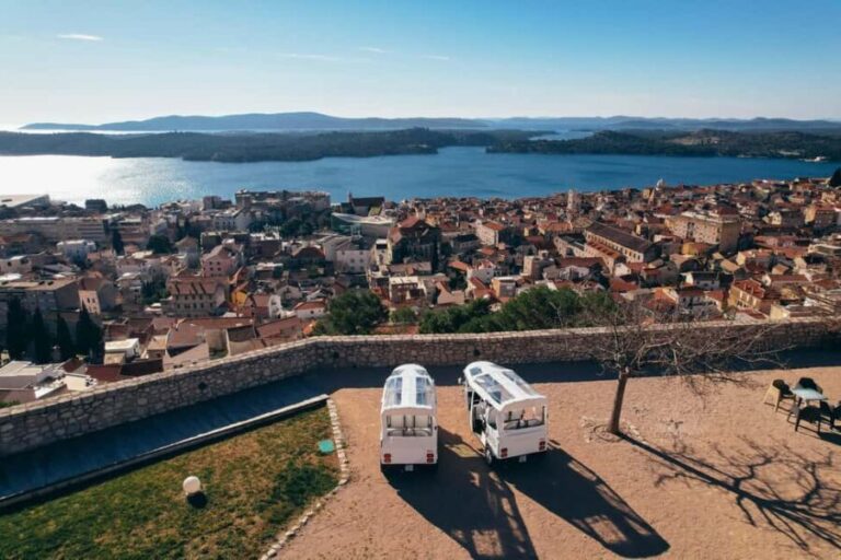 ibenik: 3 hours City&wine tour, tasting and fortresses inc - Starting with a Scenic Ride Through Sibenik