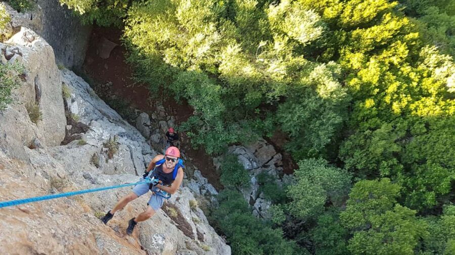 Iglesias: Abseiling in the Gutturu Xeu Canyon - The Guides and Group Dynamics