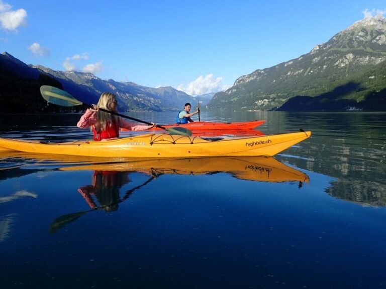 Interlaken: Kayak Tour of the Turquoise Lake Brienz - Why This Tour Might Be Perfect for You