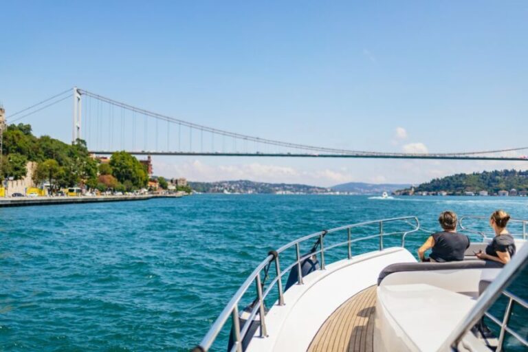 Istanbul: Bosphorus Yacht Cruise with Stopover on Asian Side - The Experience on Board