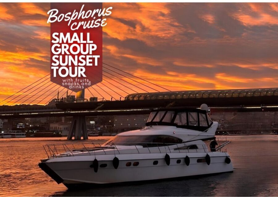 Istanbul: Small-Group Luxury Yacht Sunset Cruise w/ Snacks - What You Can Expect from the Bosphorus Sunset Yacht Cruise