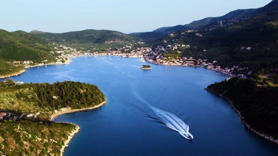 Ithaca Island Tour with Bus & Cruise with Swim Stops - How the Logistics Play Out