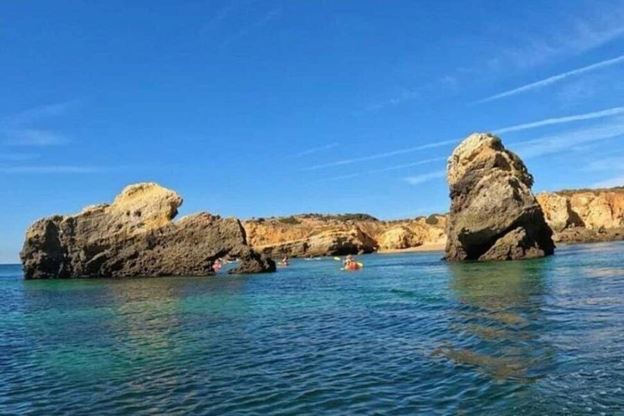 Jeep Tour & Secret Beaches Kayaking in Albufeira - The Kayaking Adventure: Up Close and Personal with the Coast