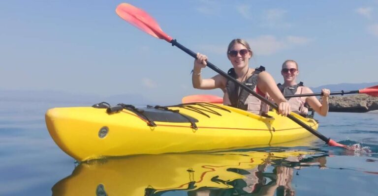 Kalamata: Sea Kayaking Day Trip with Lunch - The Itinerary in Detail