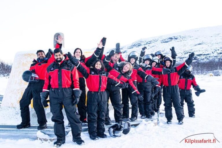 Kilpisjärvi: Border of Three Countries Snowmobile Safari - The Hot Drink and Pastry Break