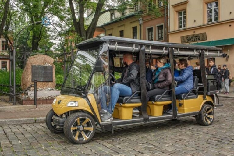 Krakow: City Sightseeing Tour by Shared or Private Golf Cart - The Itinerary Breakdown