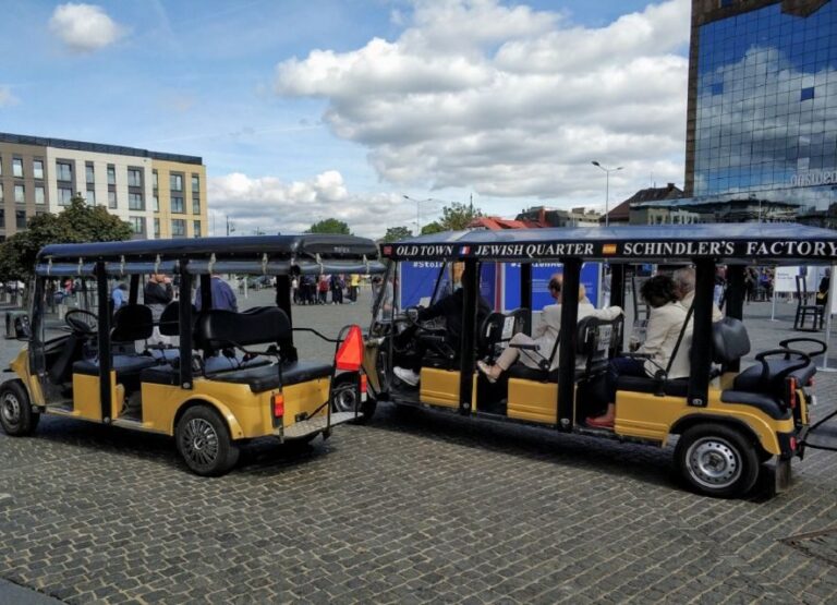 Krakow: Kazimierz by Golf Cart and Schindler's Factory Tour - The ride in a golf cart: Why it works