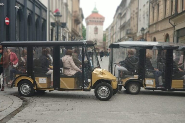 Krakow: Old Town City Tour in a Golf Cart - What Youll See and Hear
