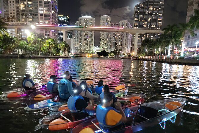 L.E.D. Light Kayak Miami City Lights - Safety and Practical Considerations
