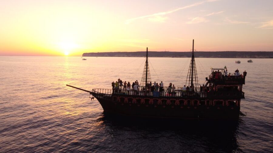Lampedusa: Sunset Dolphin Sighting on a Pirate Ship - Is it Worth the Price?