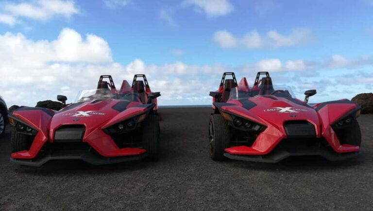 Lanzarote: 3-Hour Guided Polaris Slingshot Roadster Tour - The Drive and the Vehicles