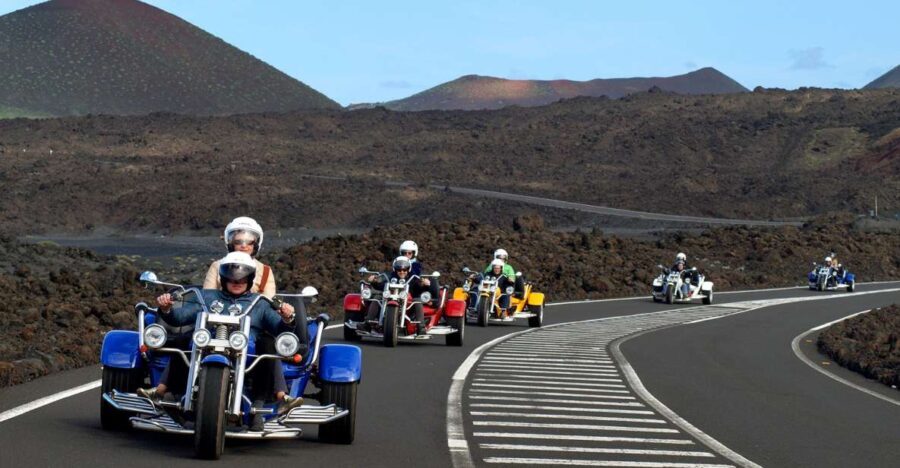 Lanzarote: three wheeler trike tour for three people - Price and Value