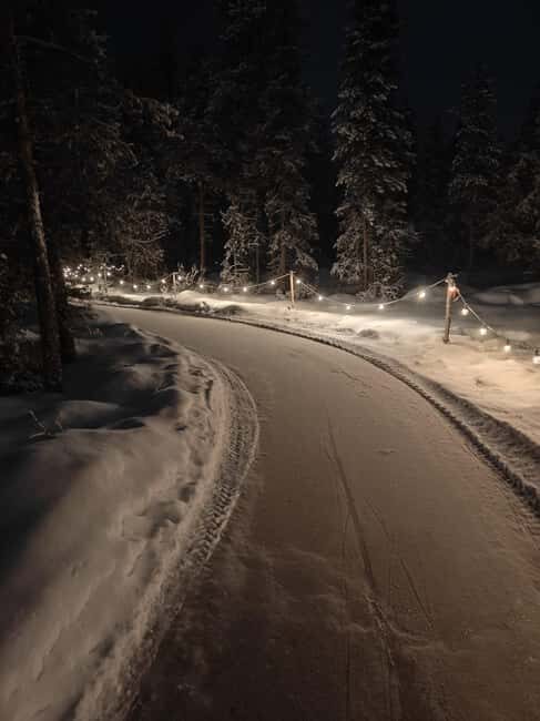 Levi: Arctic Forest Ice Skating (1km) - Key Points