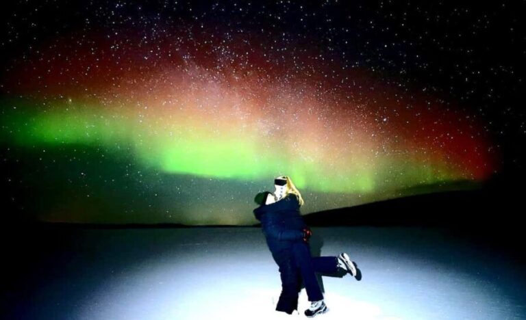 Levi: Northern Lights Magic and Stargazing by Telescope - The Unique Setting: A Remote Lake Surrounded by Forest