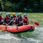 Light rafting tour for adults & families with children aged 8 and over - The Highlight: Jumping from the Bridge