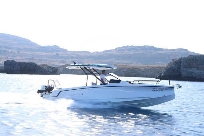 Lindos Rent a Boat - Axopar 25 CT - Half Day - Visiting Iconic Locations