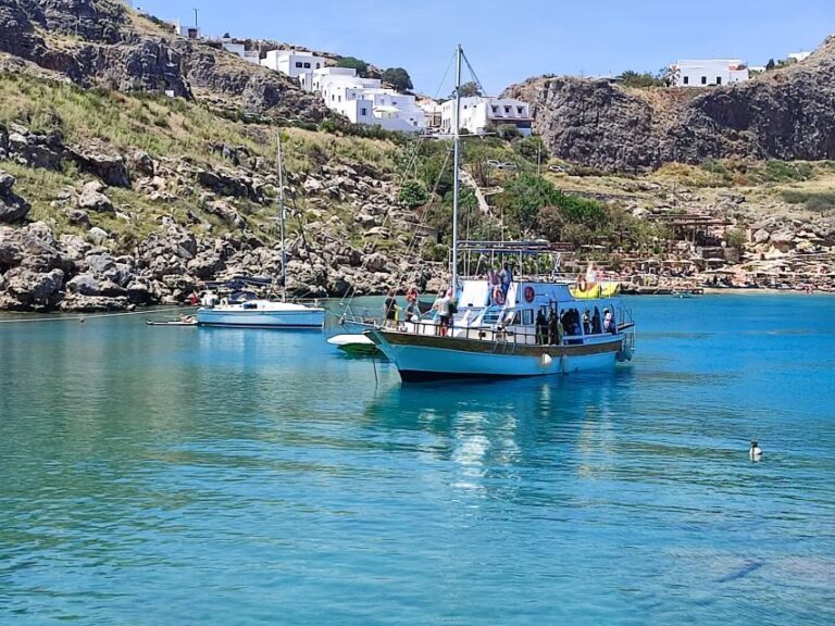 Lindos: Rhodes South-East Coast Cruise with Swim Stops - The Sum Up