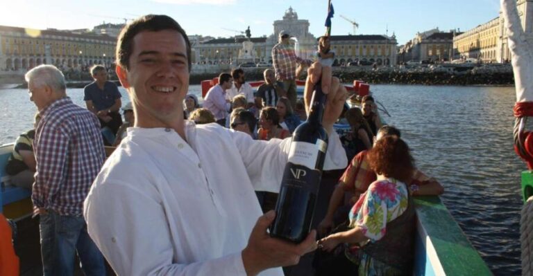 Lisbon: Tagus River Sunset Cruise in a Traditional Vessel - The Food and Drink: Cheers to Lisbon